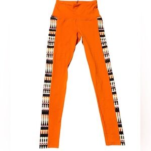 Prana workout leggings side pockets high rise outdoor compression nylon colorful